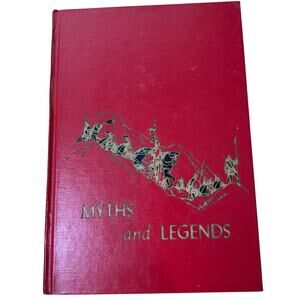 VTG Childrens Hour Vol 8 "Myths and Legends" Book Spencer Press Hardcover Red